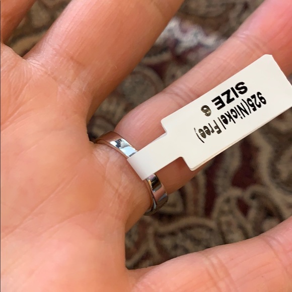 0.75ct Black Clear CZ Engagement Ring 6 7 8 9 - Picture 7 of 7